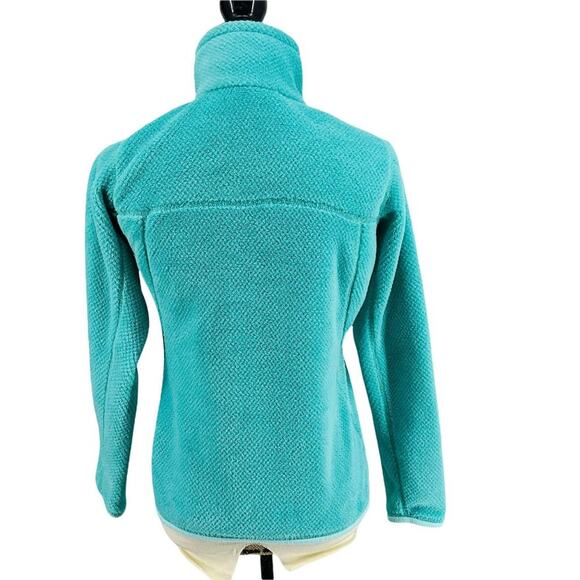 Patagonia Re-Tool Snap-T Fleece Pullover Pale Teal Womens Size Small Cozy Warm - Picture 4 of 10